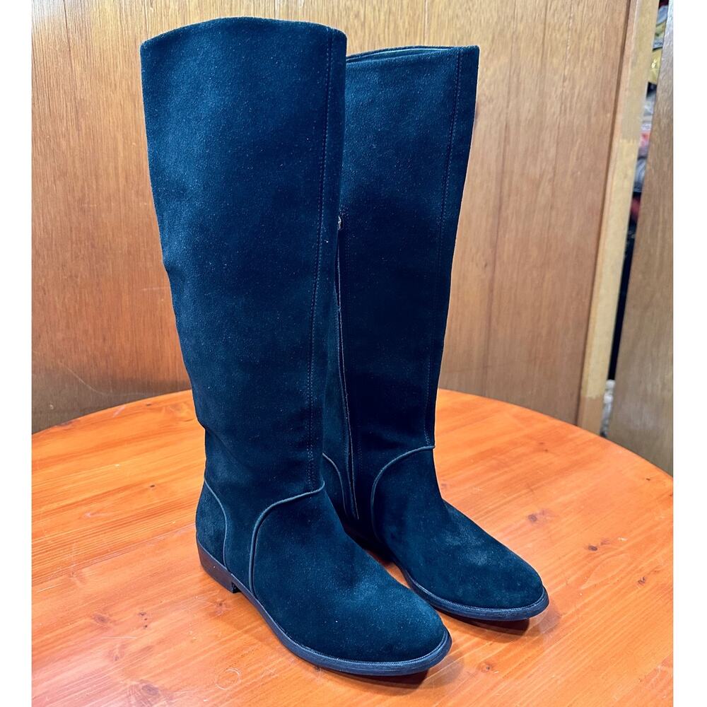 Ugg Daley Gracen Navy Suede Knee High Eqeustrian Riding Boots - 7.5